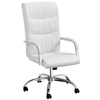 Leather office chair 3d model