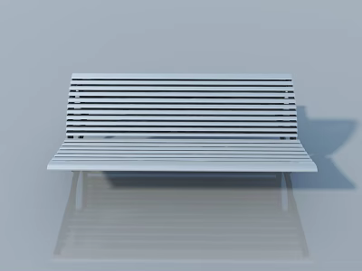 Modern Swing Door With White Finish And Smooth Hinges For Home Interior 3d model