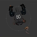 Modern Spaceship Spacecraft 3d model