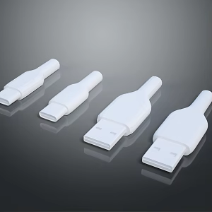 Mobile phone charging head charging cable charging head 3d model