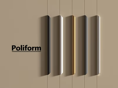 Modern Minimalist Handhandle Long Cabinet Metal Cabinet Invisible Arc 3d model