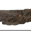 Earth Crust Section Displaying Stratified Rock Layers And Natural Geological Texture