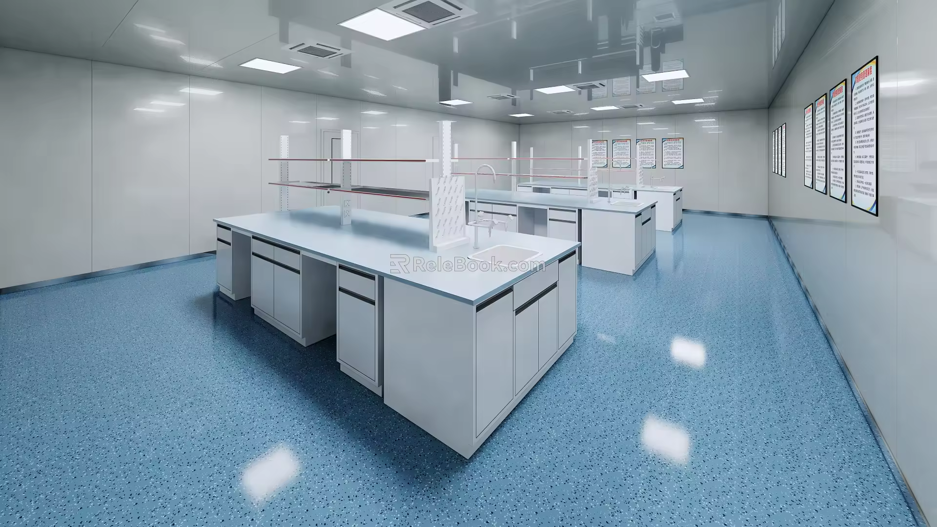 Modern Laboratory 3d model