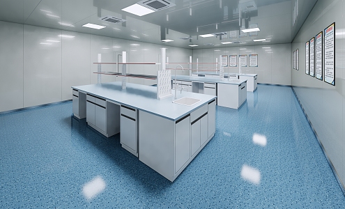 Modern Laboratory 3d model