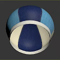 Color Block Denim Hat Featuring Blue Light Blue Beige Panels And White Brim