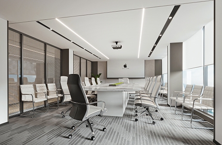 Modern Conference Room 3d model