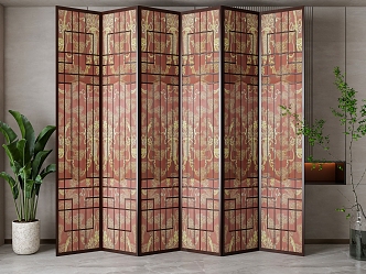 Screen partition 3d model