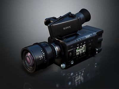 Sony High Performance Laptop With Modern Design And Advanced Technical Features 3d model