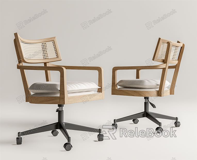 Modern Office Chair Home Rattan Office Chair model