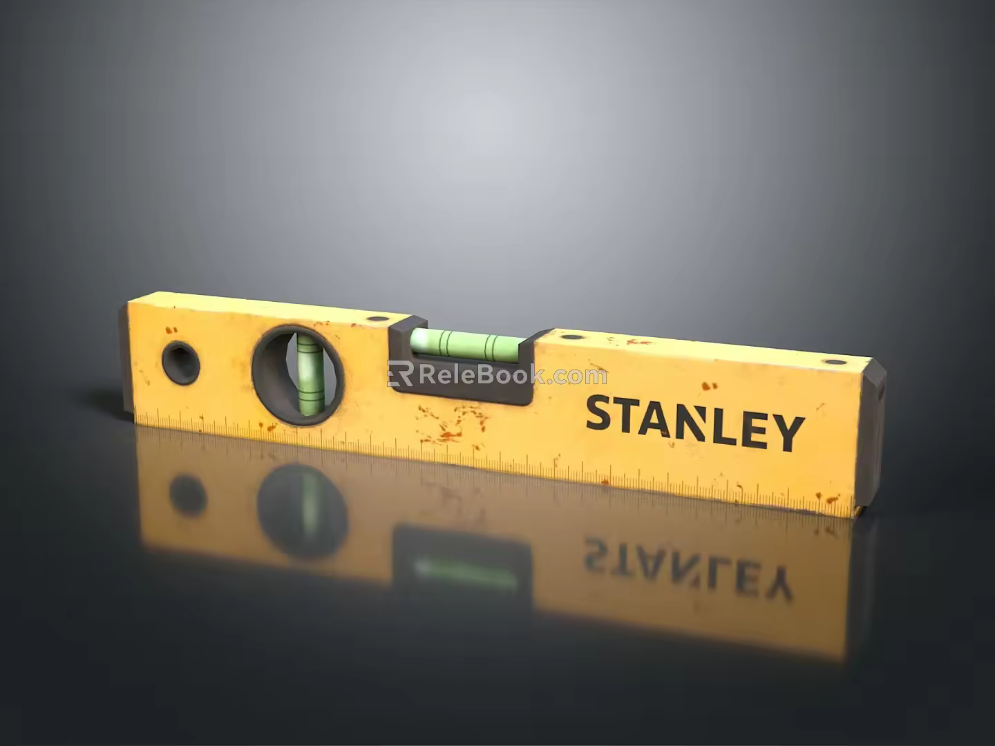Adjustable level non-adjustable level square tube level I-type level die-cast level 3d model