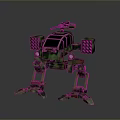 Mech Warrior Mech Soldier Machine Battlearm Mechanical Battlearm Machine Fighter Robot 3d model