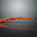 rifle semi-automatic rifle combat rifle battle rifle carbine war rifle attack rifle 3d model