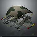 Advanced Space Lander Parachute System With Mechanical Components For Space Exploration