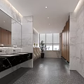 Public Restrooms 3d model