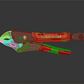 Pipe pliers vise bench vise wrench tool hardware tool processing tool furniture 3d model
