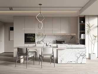 Modern Restaurant 3d model