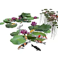 Modern carp 3d model