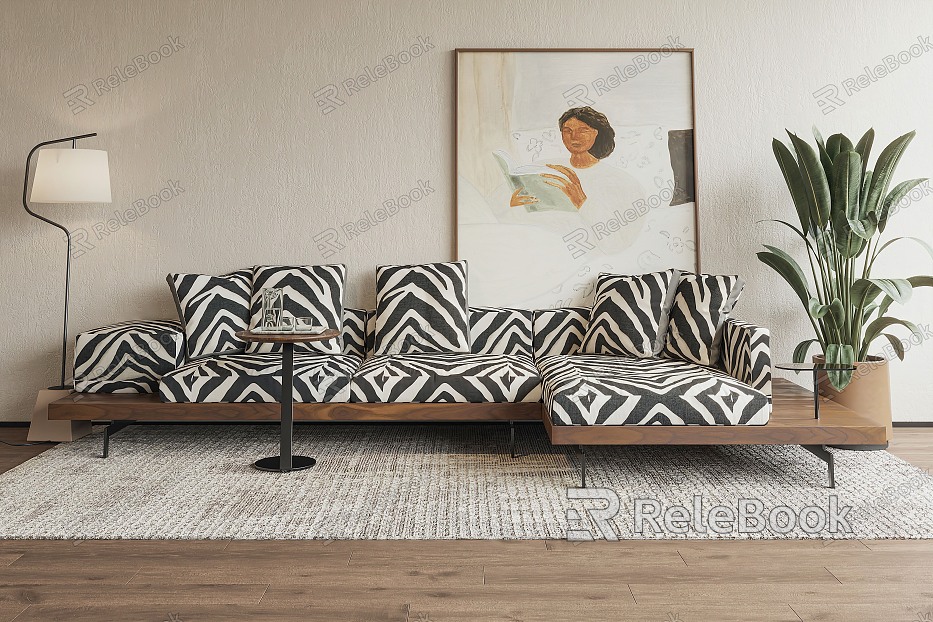 modern corner sofa double sofa model