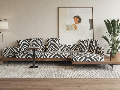 modern corner sofa double sofa model