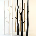 Decorative Stone Wood Branches in Various Colors for Modern Interior Decoration