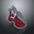 Medieval Shield Ancient Shield Defensive Weapon Ancient Shield Iron Shield Protective Shield Wooden Shield 3d model