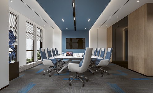 Modern Conference Room 3d model