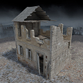 Modern Ruins 3d model