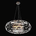 Modern Italian Light Luxury Crystal Chandelier Metal Chandelier Glass Chandelier 3d model