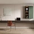 Modern study 3d model