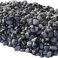 Stone stone pile goose soft stone moss stone weathered stone 3d model