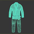 Black Brazilian Jiu Jitsu Gi With Yellow Accents And Martial Arts Belt