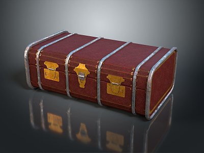 Boxes, Bags, Leather Boxes, Leather Boxes and Containers Realistic 3d model