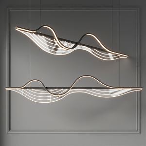 Modern chandelier 3d model