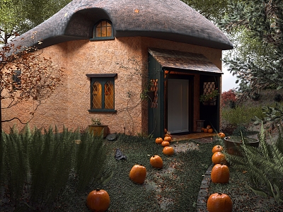 Autumn Exterior 3d model