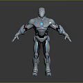 Iron Man Mech Warrior Machine Battlearm Mechanical Battlearm Machine Warrior Fighting Robot Games Robot 3d model