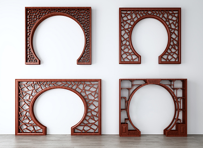 Medium Door Arch 3d model