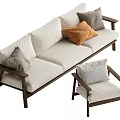 The Silent Wind Multi-Person Sofa 3d model