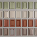 Various Designed Wardrobe Doors in Multiple Colors and Different Panel Styles