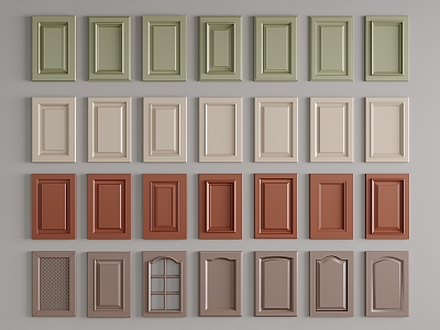 Jane European cabinet door 3d model