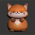 Modern Toy Muppet Toy Cat Pillow Muppet 3d model