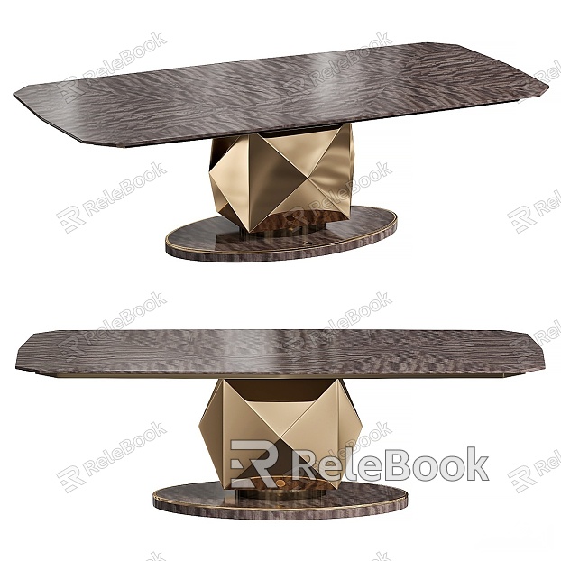 Modern Dining Table Marble Dining Table Rock Board Dining Table Metal Dining Table Italian Dining Table for Four model