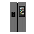 Refrigerator Double Door Refrigerator Smart Refrigerator 3d model