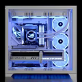 High Performance Gaming PC Case With Blue LED Fans RTX Graphics Card And ROG Motherboard
