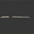 Realistic Terrain Model With Mountain Ranges Green Areas And Natural Landscape Features
