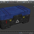 Toolbox booty box medicine box science fiction toolbox tool box plastic box weapon box ammunition box arms box luggage toolbox simple mold 3d model