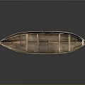 Traditional Wooden Boat Structure As Water Transportation Vehicle With Classic Design