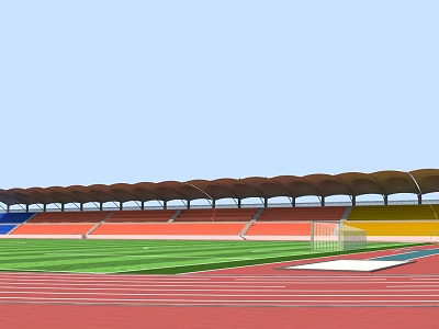 modern playground 3d model