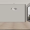Elegant White Petal Shaped Chandelier With Central Hanging Bulb Design