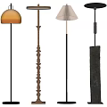 Modern Middle Style Floor Lamp 3d model