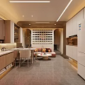 Modern Apartment A Panoramic Trim 3d model